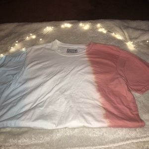 red, white, blue t-shirt size M